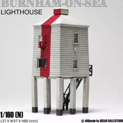 BURNHAM-ON-SEA LOW LIGHTHOUSE - N (1/160) SCALE MODEL LANDMARK