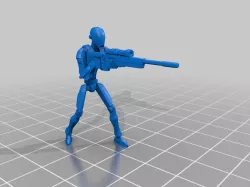 BX Commando Droid Sniper (star wars legion scale)