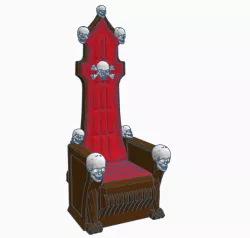 Captain Harlock Skull Throne - Albator