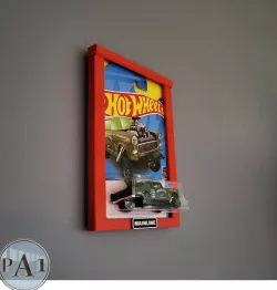 CARDED HOT WHEELS DISPLAY - WALL MOUNT & DESKTOP