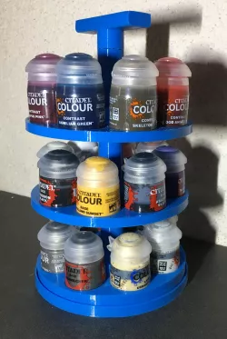 Carousel for Citadel paint pots and 17ml pots
