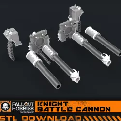 Chaotic Warmachine Battle Cannon STL Download