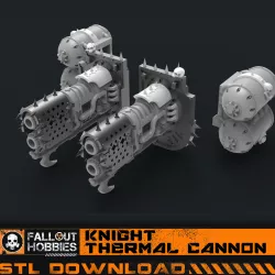 Chaotic Warmachine Thermal Cannon STL File Download