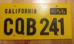 Christine License Plate