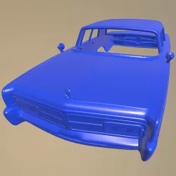 CHRYSLER IMPERIAL CROWN 1965 PRINTABLE CAR BODY