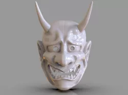 Classic Japanese Oni Mask
