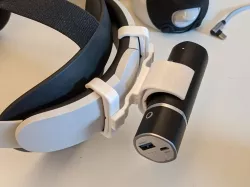 Clip-on Battery Holder for Oculus Quest 2 Elite Strap