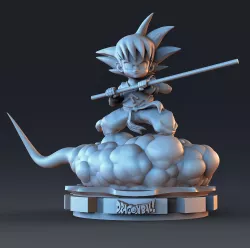 Cloud Goku Dragon Ball