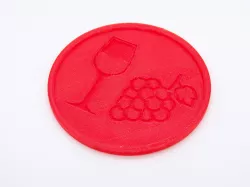 Coaster wine glass