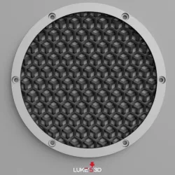 Cubed/hexagonal speaker cover
