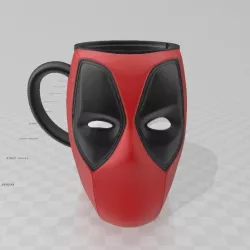 Deadpool Cup Glass Mug