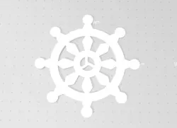 Dharma Wheel Style 2, Buddhist's Wheel
