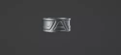 Diluc Red Dead of Night Genshin Impact ring