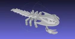 Dinotopia Eurypterid Walker Sea Scorpion Mech Model
