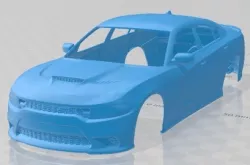 Dodge Charger SRT Hellcat 2019 Printable Body Car