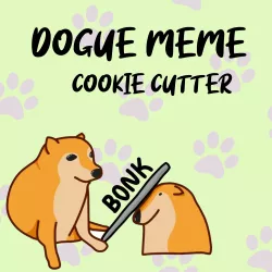 Dogue meme BONK - Cookie Cutter -
