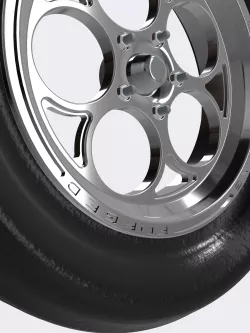 Drag Wheel COMBO Front Weld Magnum 2 17inch 5 stud