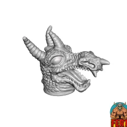 Dragoon custom Head Galaxy Warriors / Galaxy Fighters Motu Origins Classics