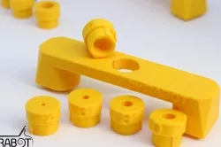 Drill centering guide - Drill centering jig