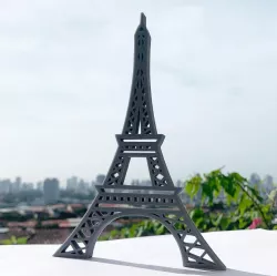 Eiffel Tower silhouette