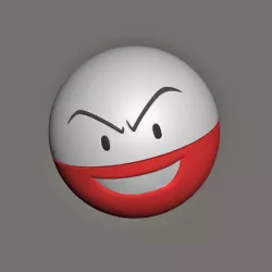 Electrode Pokemon Fanart Model
