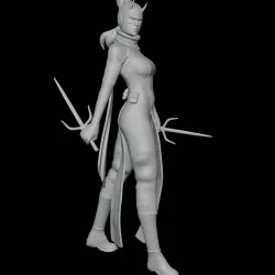 Elektra Daredevil Suit Marvel Figure