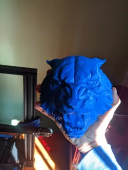 FACE TIGER LOW POLY