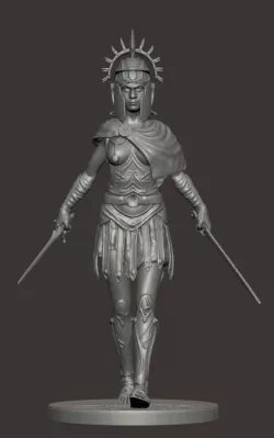Female Spartan warrior