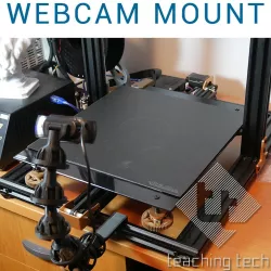 Flexible webcam mount for Octolapse