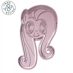 Fluttershy - My Little Pony - Cookie Cutter - Fondant - Polymer Clay