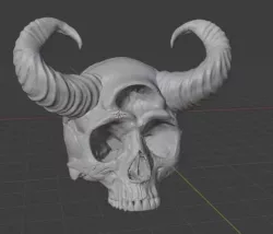 Giant Demon Skull