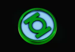 Green Lantern Symbol Badge for Cosplay