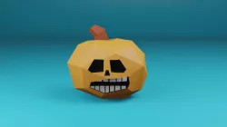Halloween Jack-O'-Lantern Pumpkin