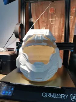 Halo Reach Noble 6 Helmet print ready