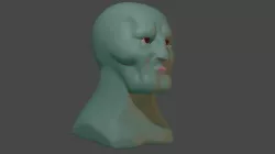Handsome Squidward Bust