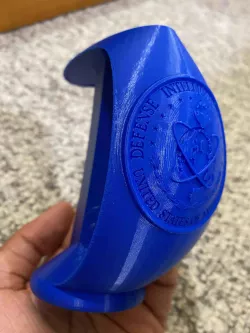 Hilt for Curved Collapsing DIA Sabre with Removable Blades