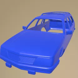 HOLDEN COMMODORE WAGON 1981 PRINTABLE CAR BODY