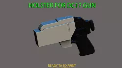 Holster for DC17 gun - Star wars gun