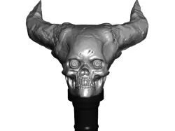 Horned Skull Topper ($7 Cane/Walking Hiking Sticks)