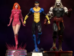 INVINCIBLE Pack - BATTLE BEAST, ATOM EVE and MARK - Statues