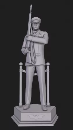 joker heath ledger police 3D print model