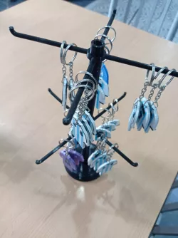 KEY RING DISPLAY STAND - SWIVEL STAND