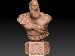 KRATOS God of War Ragnarok (Bust)