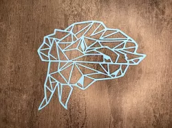 Lion and Bull (polygonal)