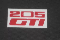 Logo Peugeot 205 GTI