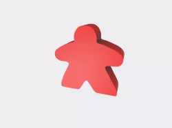 Meeple for board games