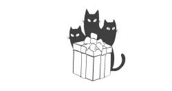 MERRY CHRISTMAS CAT
