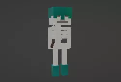 minecraft skeleton + accessories