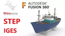 Mini RC Fishing Boat CAD Files