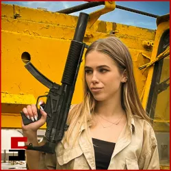 MP5 Submachine gun MP5SD prop